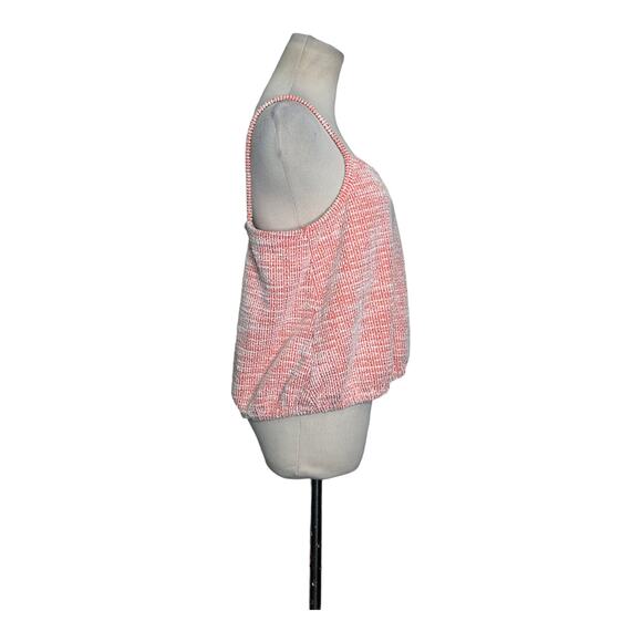 Loft orange textured fabric cami tank top size M - Picture 8 of 10
